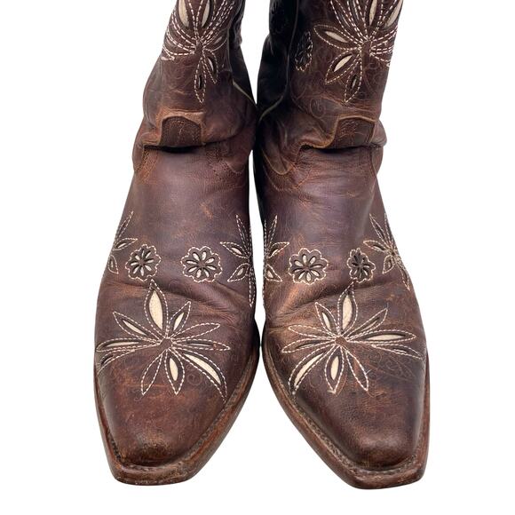 Shyanne Women’s Daisy Mae Brown leather Cowgirl Boot Size US 6.5 B - Picture 11 of 11